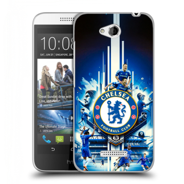 Силиконовый чехол на HTC Desire 616 с принтом Chelsea Челси