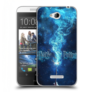 Силиконовый чехол на HTC Desire 616 с принтом Harry Potter Гарри Поттер