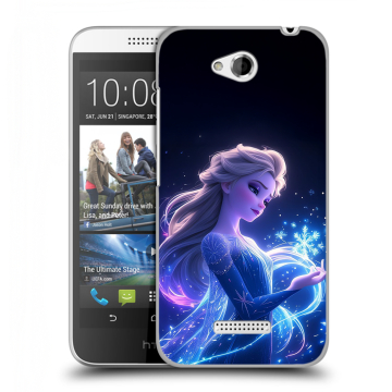 Силиконовый чехол на HTC Desire 616 с принтом Холодное сердце Frozen Силиконовый чехол на HTC Desire 616 с принтом Холодное сердце Frozen
