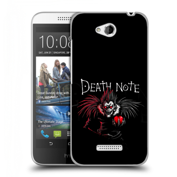 Силиконовый чехол на HTC Desire 616 с принтом Death note Тетрадь смерти