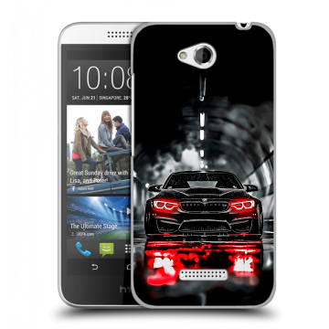 Силиконовый чехол на HTC Desire 616 с принтом BMW БМВ Силиконовый чехол на HTC Desire 616 с принтом BMW БМВ