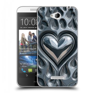 Силиконовый чехол на HTC Desire 616 с принтом Y2K