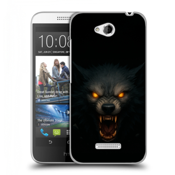 Силиконовый чехол на HTC Desire 616 с принтом Волк