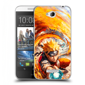 Силиконовый чехол на HTC Desire 616 с принтом Аниме Наруто Naruto
