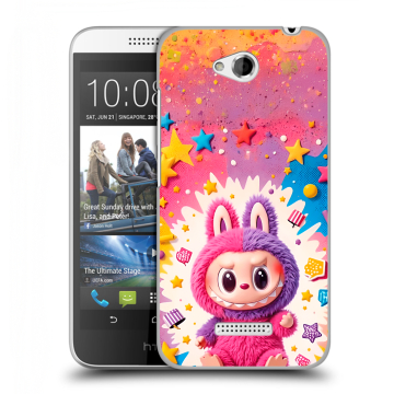 Силиконовый чехол на HTC Desire 616 с принтом Labubu Лабубу
