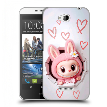 Силиконовый чехол на HTC Desire 616 с принтом Labubu Лабубу Силиконовый чехол на HTC Desire 616 с принтом Labubu Лабубу