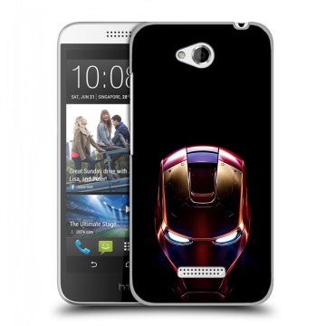 Силиконовый чехол на HTC Desire 616 с принтом IronMan Железный человек