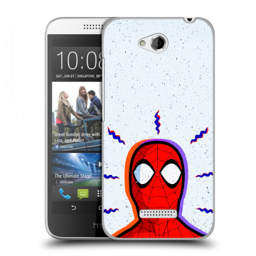 Силиконовый чехол на HTC Desire 616 с принтом Spiderman Человек паук