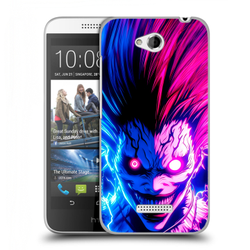 Силиконовый чехол на HTC Desire 616 с принтом Death note Тетрадь смерти