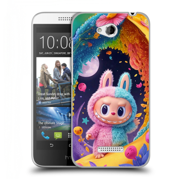 Силиконовый чехол на HTC Desire 616 с принтом Labubu Лабубу