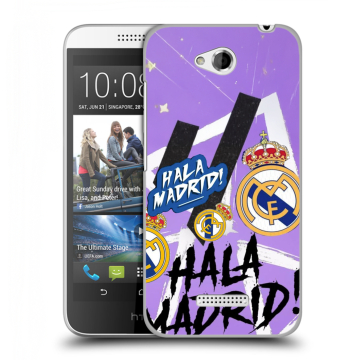 Силиконовый чехол на HTC Desire 616 с принтом Real Madrid Реал Мадрид