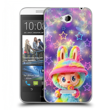 Силиконовый чехол на HTC Desire 616 с принтом Labubu Лабубу