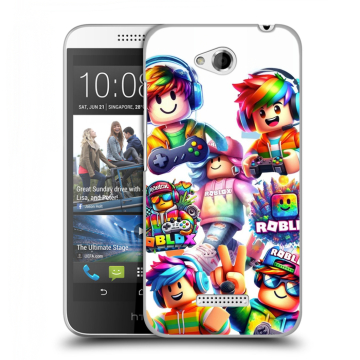 Силиконовый чехол на HTC Desire 616 с принтом Roblox Роблокс Силиконовый чехол на HTC Desire 616 с принтом Roblox Роблокс