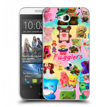 Силиконовый чехол на HTC Desire 616 с принтом Флагер Fuggler