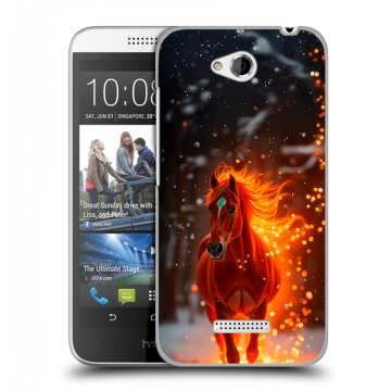 Силиконовый чехол на HTC Desire 616 с принтом Новый год Силиконовый чехол на HTC Desire 616 с принтом Новый год