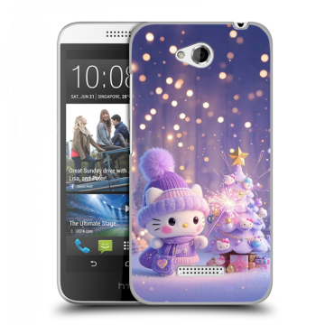 Силиконовый чехол на HTC Desire 616 с принтом Новый год Силиконовый чехол на HTC Desire 616 с принтом Новый год