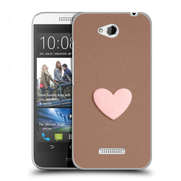 Силиконовый чехол на HTC Desire 616 с принтом женский