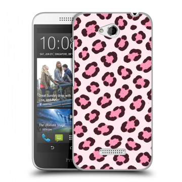 Силиконовый чехол на HTC Desire 616 с принтом для девочек