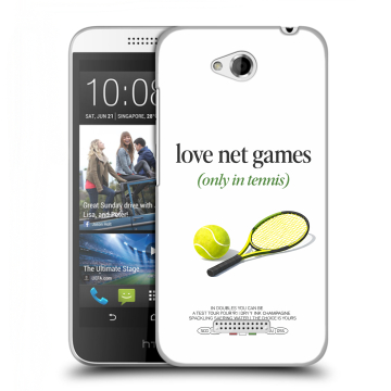 Силиконовый чехол на HTC Desire 616 с принтом для девочек
