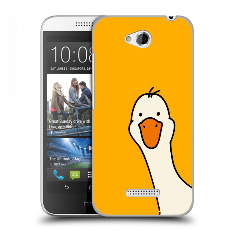 Пластиковый чехол на HTC Desire 616 с принтом Утка Пластиковый чехол на HTC Desire 616 с принтом Утка