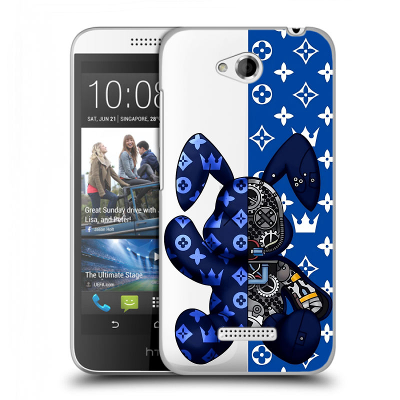 Силиконовый чехол на HTC Desire 616 с принтом Луи робот Силиконовый чехол на HTC Desire 616 с принтом Луи робот