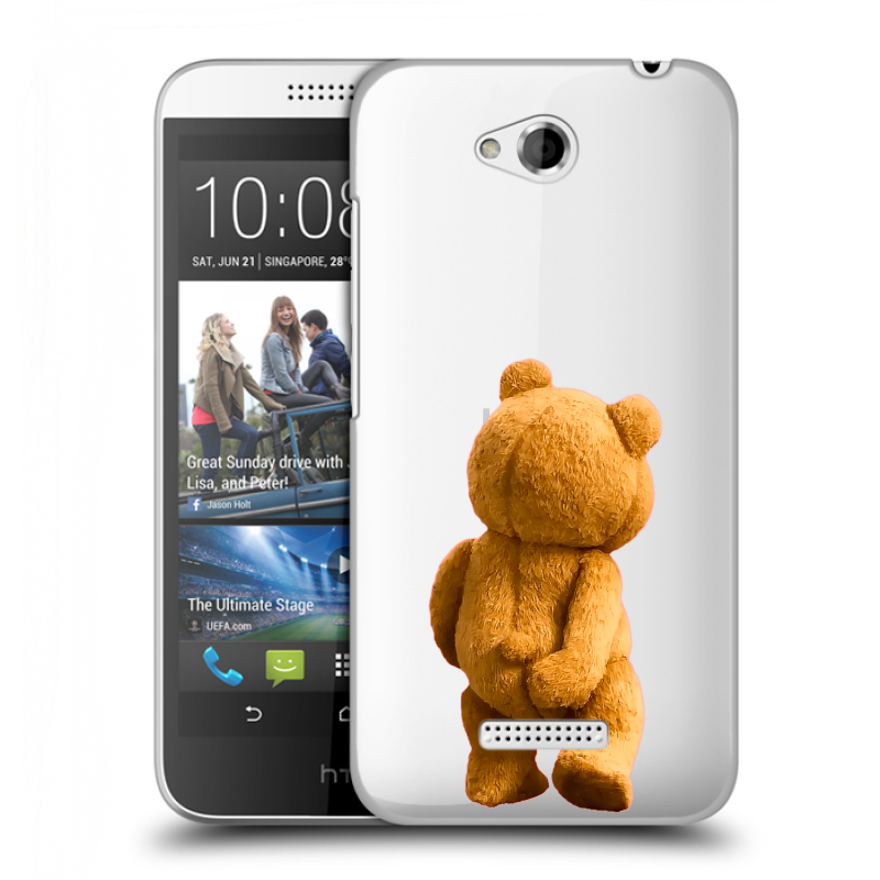 Пластиковый чехол на HTC Desire 616 с принтом Медведь Пластиковый чехол на HTC Desire 616 с принтом Медведь