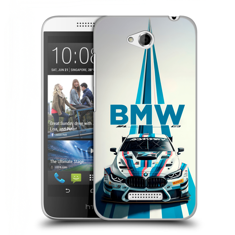 Силиконовый чехол на HTC Desire 616 с принтом БМВ BMW Силиконовый чехол на HTC Desire 616 с принтом БМВ BMW