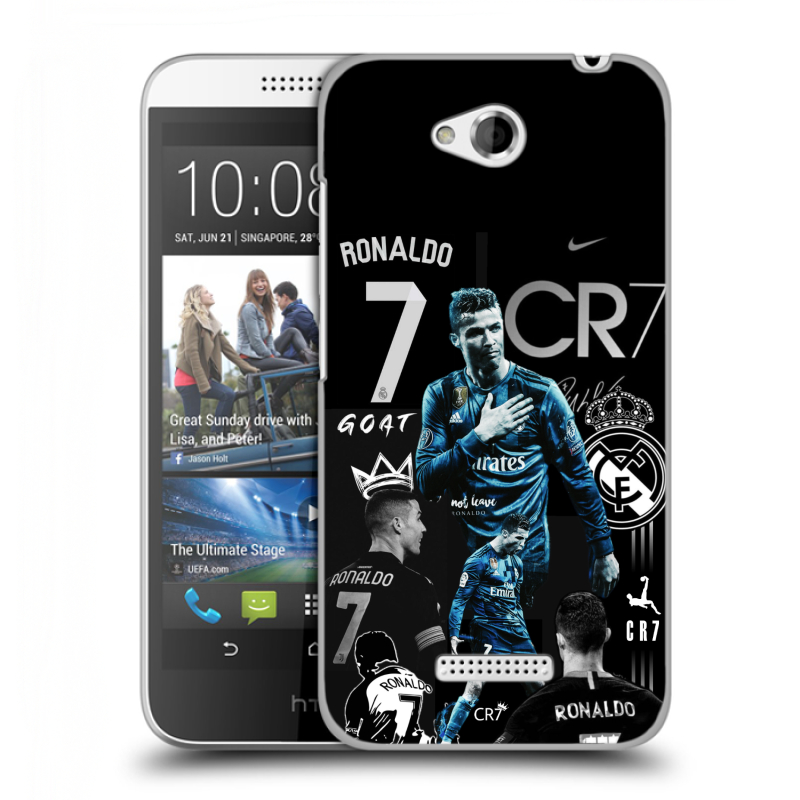 Силиконовый чехол на HTC Desire 616 с принтом Реал Роналдо Силиконовый чехол на HTC Desire 616 с принтом Реал Роналдо
