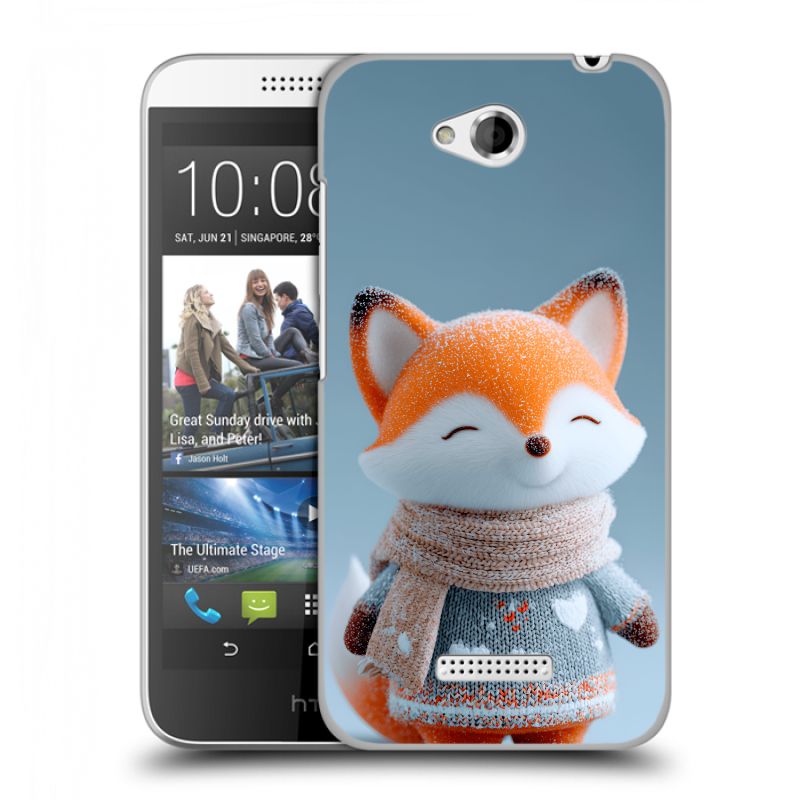 Силиконовый чехол на HTC Desire 616 с принтом Лиса Силиконовый чехол на HTC Desire 616 с принтом Лиса