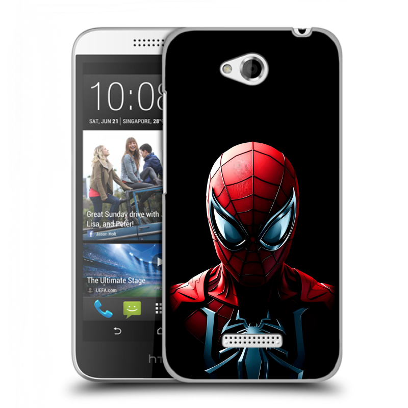 Пластиковый чехол на HTC Desire 616 с принтом Spiderman Человек паук Пластиковый чехол на HTC Desire 616 с принтом Spiderman Человек паук
