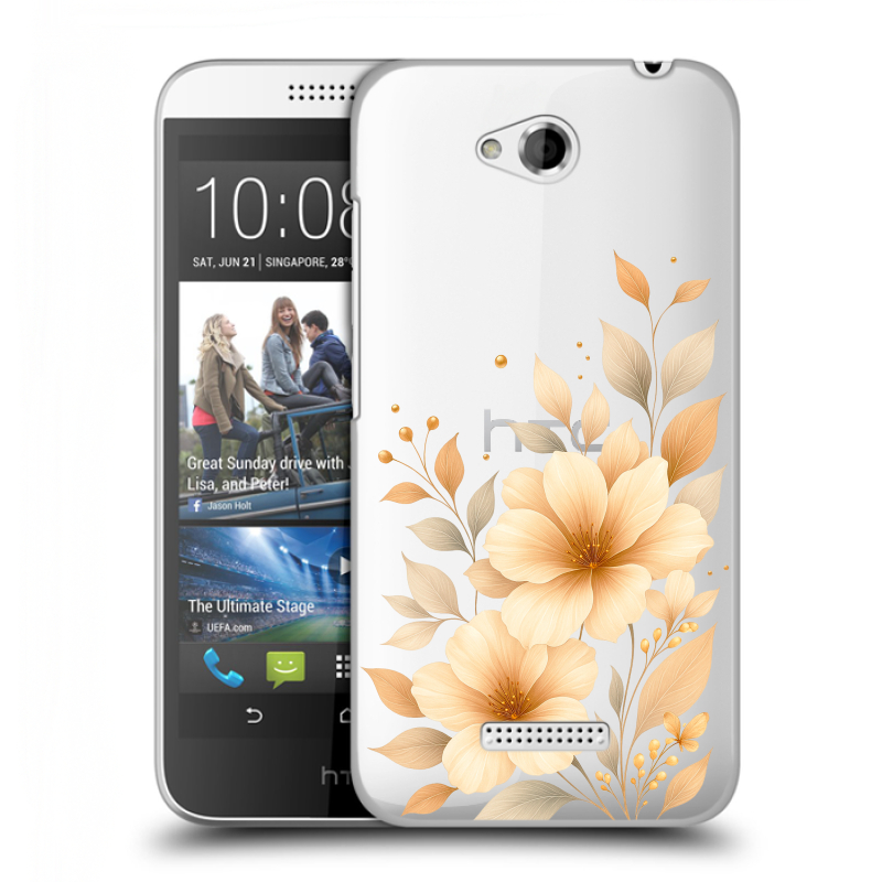 Пластиковый чехол на HTC Desire 616 с принтом для девушки Пластиковый чехол на HTC Desire 616 с принтом для девушки