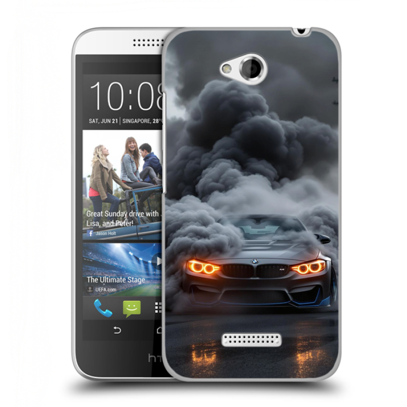 Силиконовый чехол на HTC Desire 616 с принтом BMW БМВ Силиконовый чехол на HTC Desire 616 с принтом BMW БМВ
