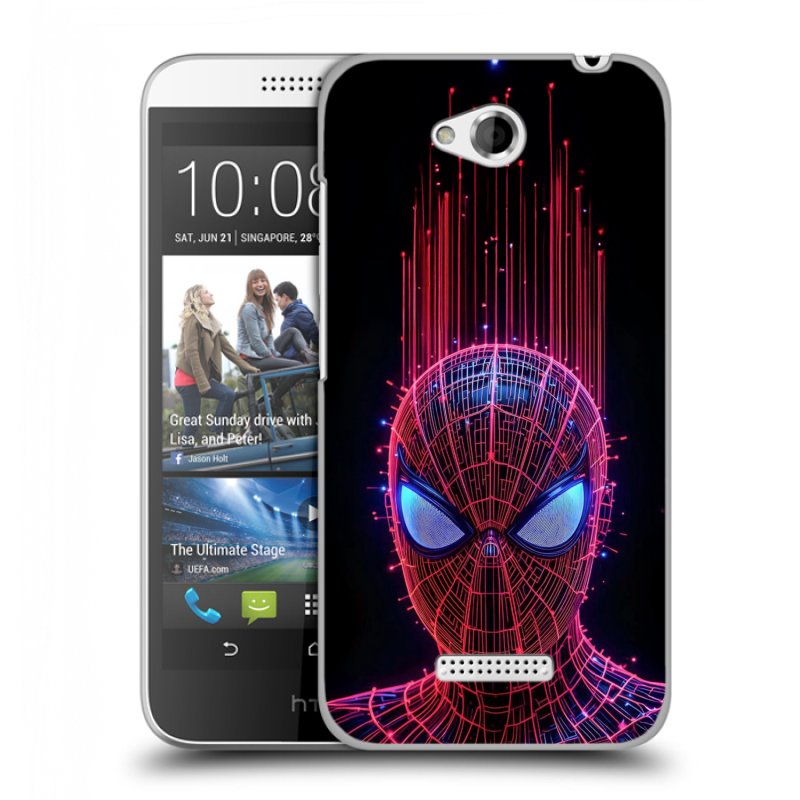 Пластиковый чехол на HTC Desire 616 с принтом Spiderman Человек паук Пластиковый чехол на HTC Desire 616 с принтом Spiderman Человек паук