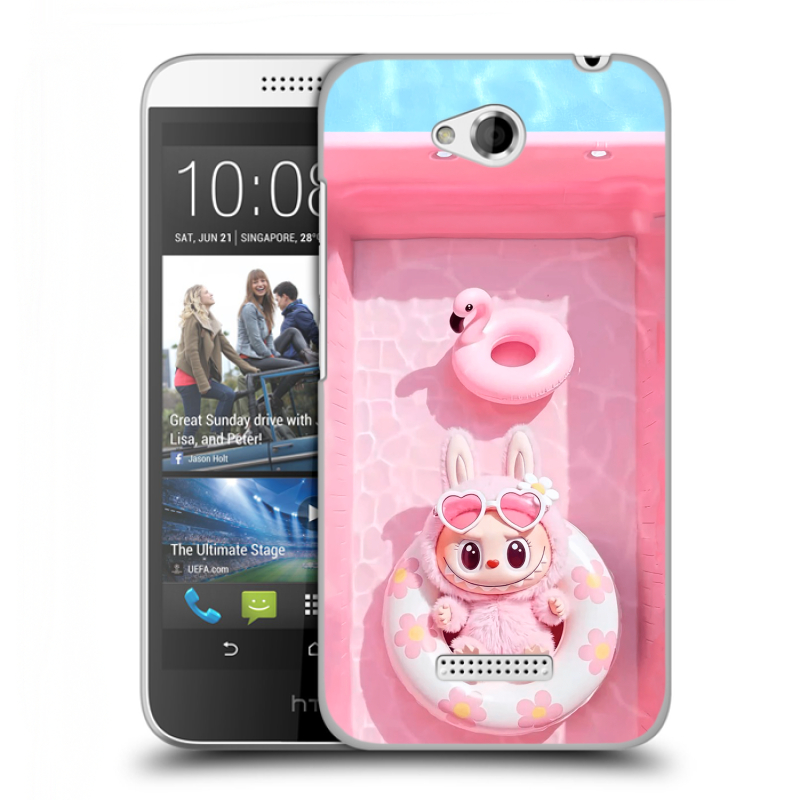 Пластиковый чехол на HTC Desire 616 с принтом Labubu Лабубу Пластиковый чехол на HTC Desire 616 с принтом Labubu Лабубу