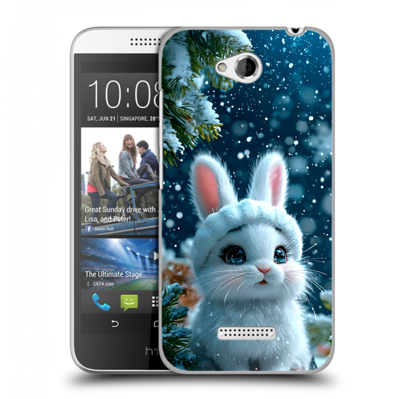 Пластиковый чехол на HTC Desire 616 с принтом Новый год Пластиковый чехол на HTC Desire 616 с принтом Новый год