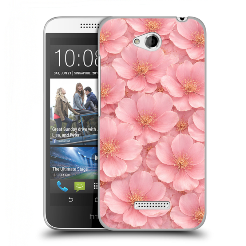 Пластиковый чехол на HTC Desire 616 с принтом женский Пластиковый чехол на HTC Desire 616 с принтом женский