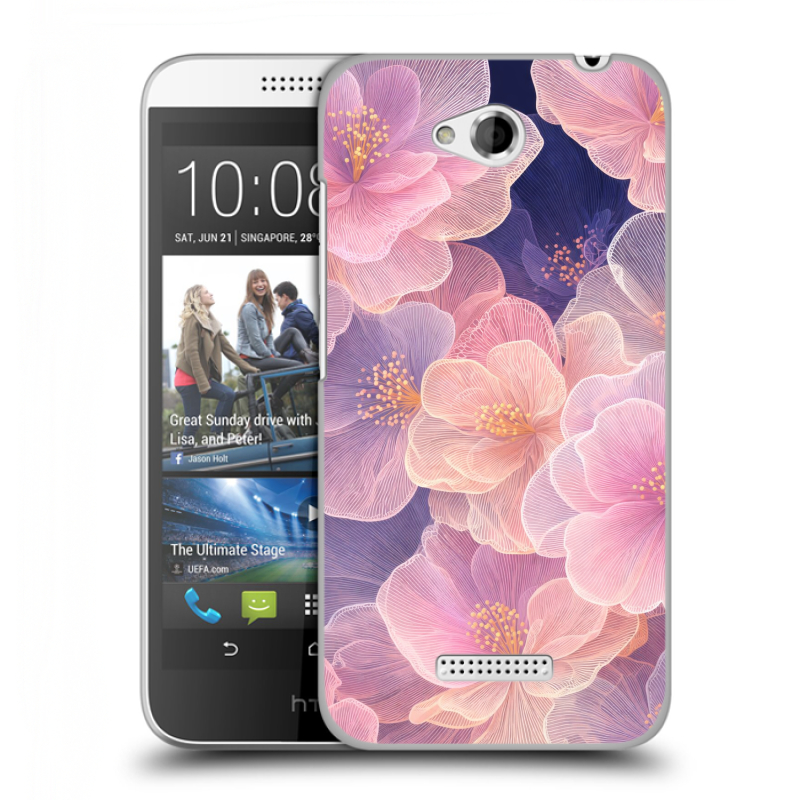 Пластиковый чехол на HTC Desire 616 с принтом женский Пластиковый чехол на HTC Desire 616 с принтом женский