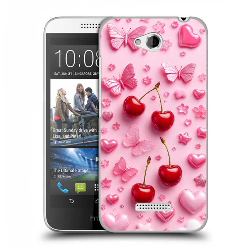 Силиконовый чехол на HTC Desire 616 с принтом для девочек Силиконовый чехол на HTC Desire 616 с принтом для девочек