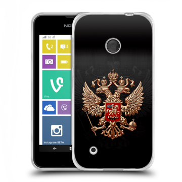 Пластиковый чехол на Nokia Lumia 530 с принтом Герб России