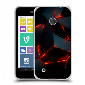 Пластиковый чехол на Nokia Lumia 530 с принтом Яркие абстракции