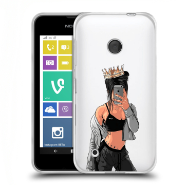 Пластиковый чехол на Nokia Lumia 530 с принтом Женские принты