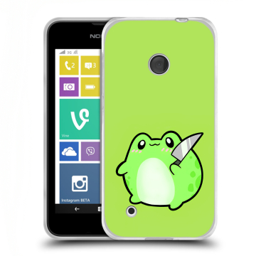 Пластиковый чехол на Nokia Lumia 530 с принтом Лягушенок Пластиковый чехол на Nokia Lumia 530 с принтом Лягушенок
