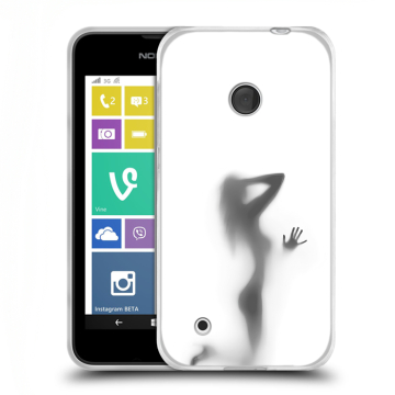 Пластиковый чехол на Nokia Lumia 530 с принтом Силуэт
