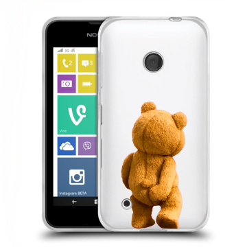 Пластиковый чехол на Nokia Lumia 530 с принтом Медведь