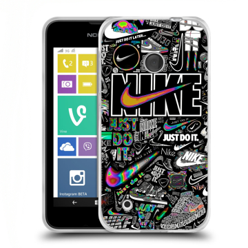 Пластиковый чехол на Nokia Lumia 530 с принтом Найк Пластиковый чехол на Nokia Lumia 530 с принтом Найк
