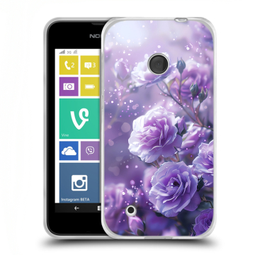 Пластиковый чехол на Nokia Lumia 530 с принтом Розы цветы Пластиковый чехол на Nokia Lumia 530 с принтом Розы цветы