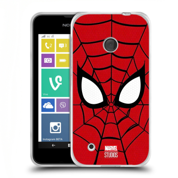 Пластиковый чехол на Nokia Lumia 530 с принтом человек паук spiderman Пластиковый чехол на Nokia Lumia 530 с принтом человек паук spiderman