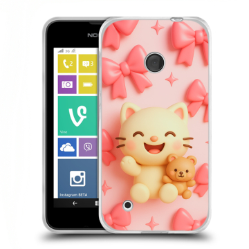 Пластиковый чехол на Nokia Lumia 530 с принтом для девочек Пластиковый чехол на Nokia Lumia 530 с принтом для девочек