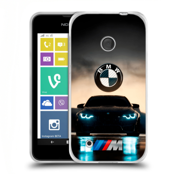 Пластиковый чехол на Nokia Lumia 530 с принтом БМВ BMW Пластиковый чехол на Nokia Lumia 530 с принтом БМВ BMW