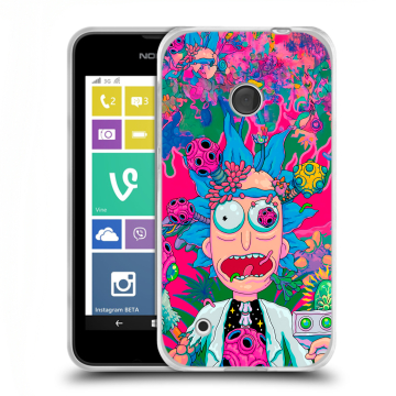 Пластиковый чехол на Nokia Lumia 530 с принтом Рик и Морти Rick Morty Пластиковый чехол на Nokia Lumia 530 с принтом Рик и Морти Rick Morty
